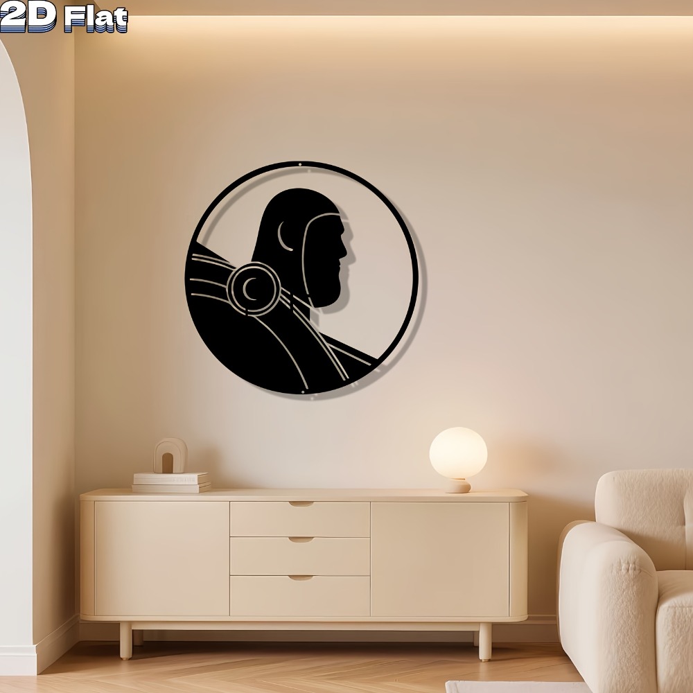Tech Office Wall - CIFbuy ModernRobot Scultura in Metallo da