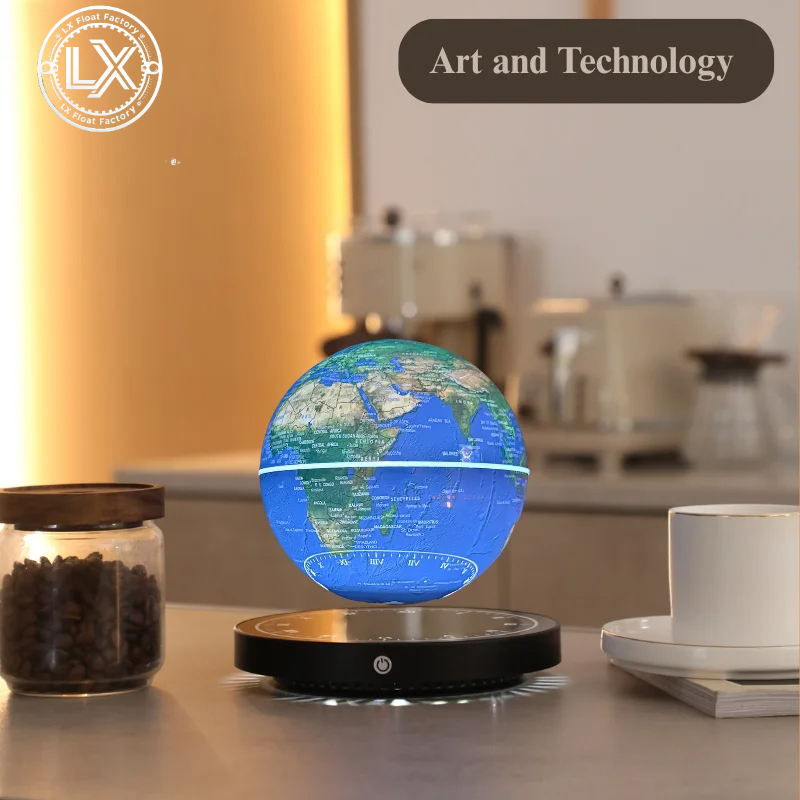 Office Tech Decor - Globo Fluttuante Magnetico con Luce LED,