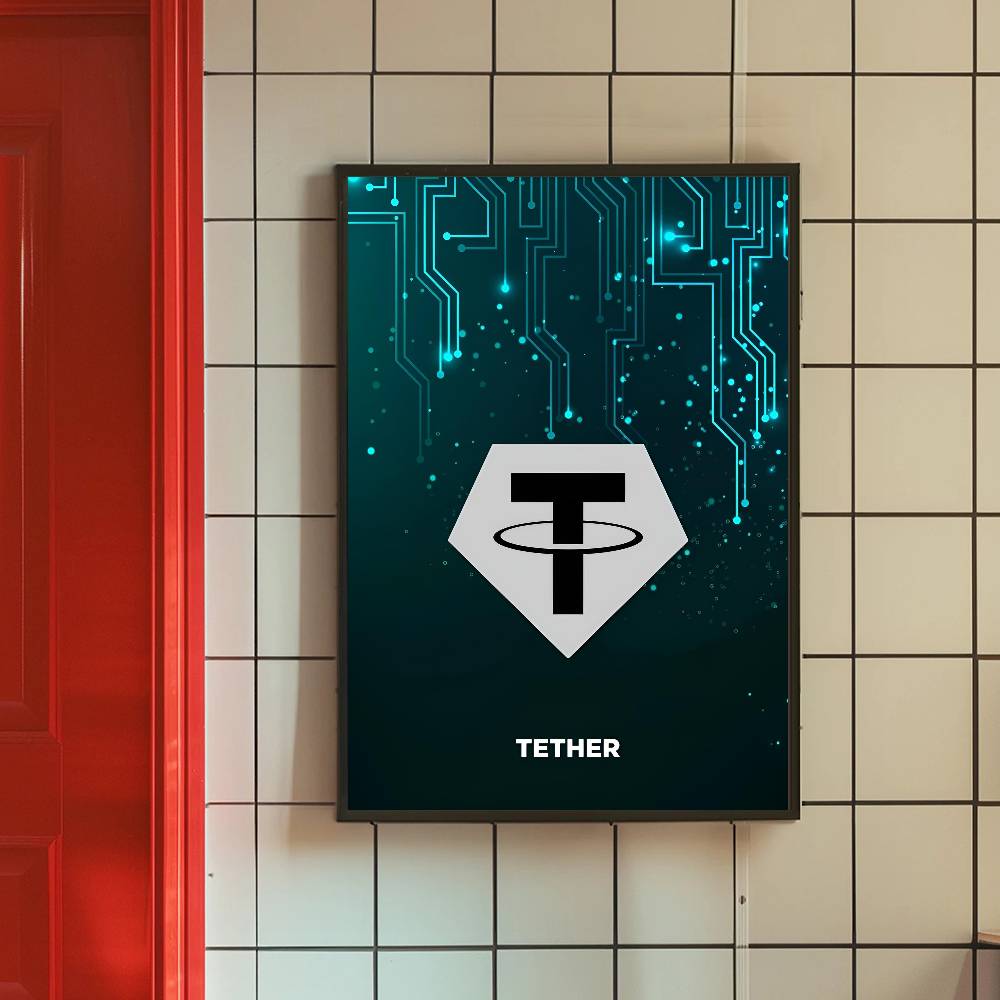 Poster con Simbolo Crypto Tech - Tech Office Wall recensione e prezzo