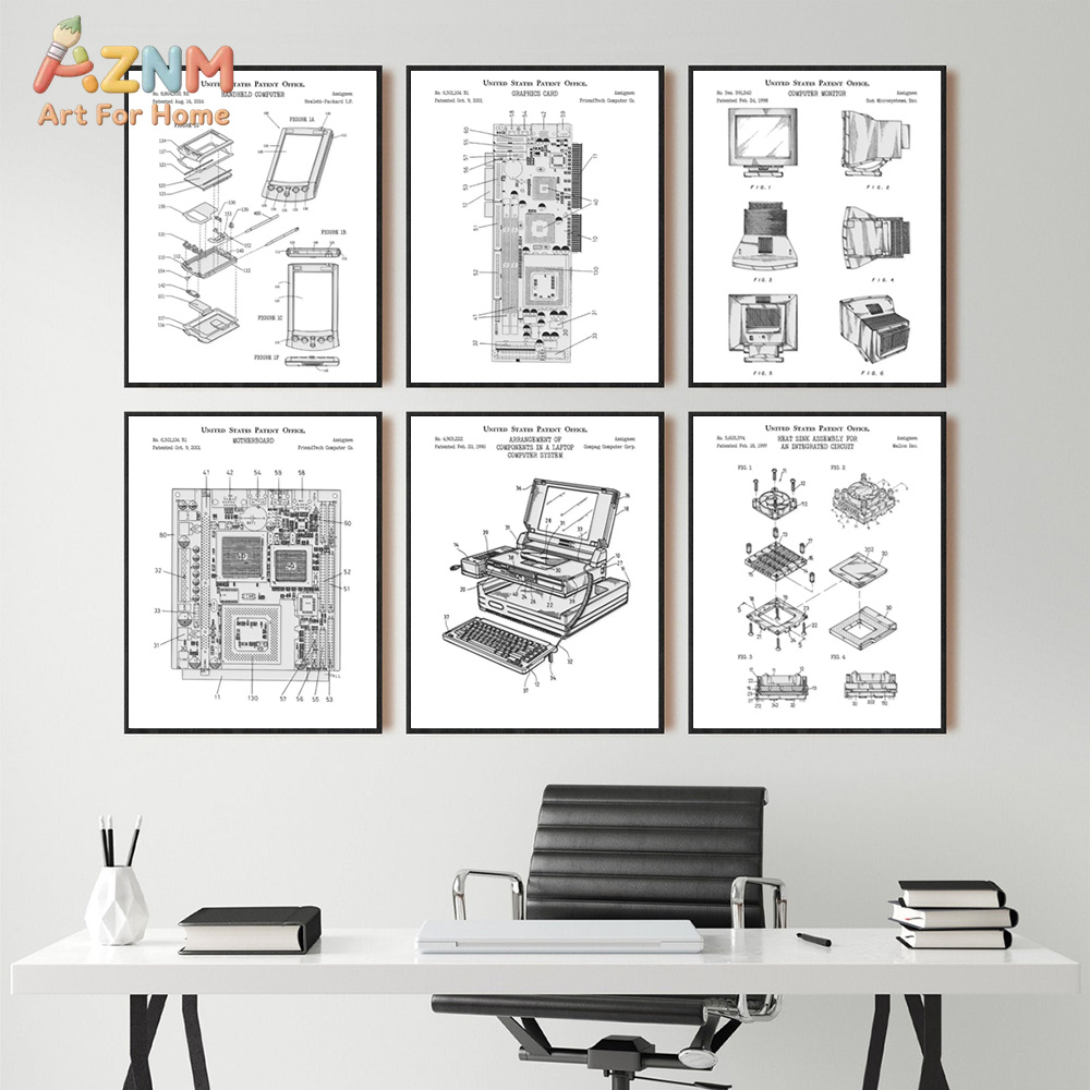 AZNM Computer Motherboard Pate - Tech Office Wall recensione e prezzo