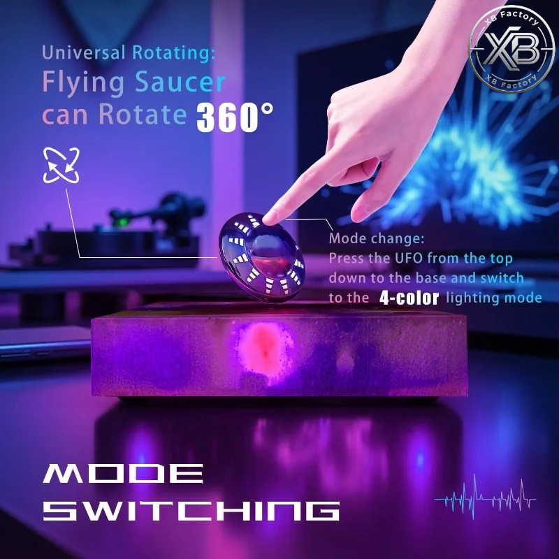 Lampada UFO Levitante Rotante  - Office Tech Gifts For Men recensione e prezzo