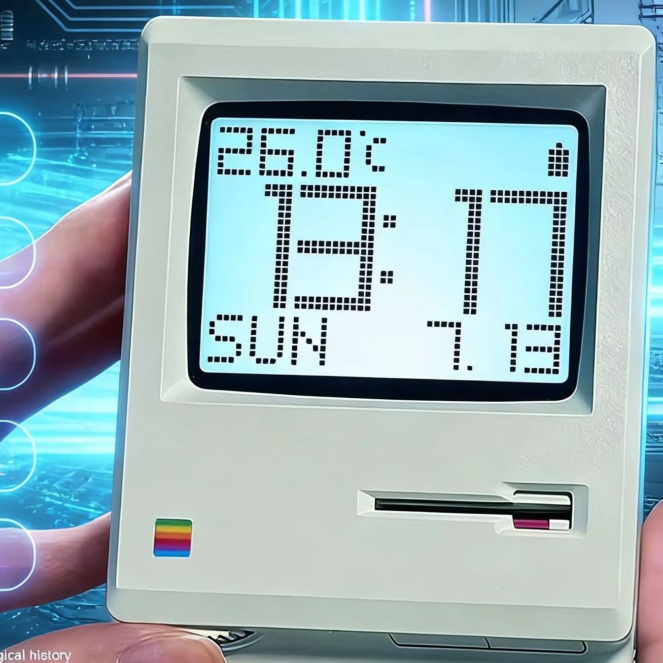 Sveglia maclock nostalgica ret - Office Tech Decor recensione e prezzo