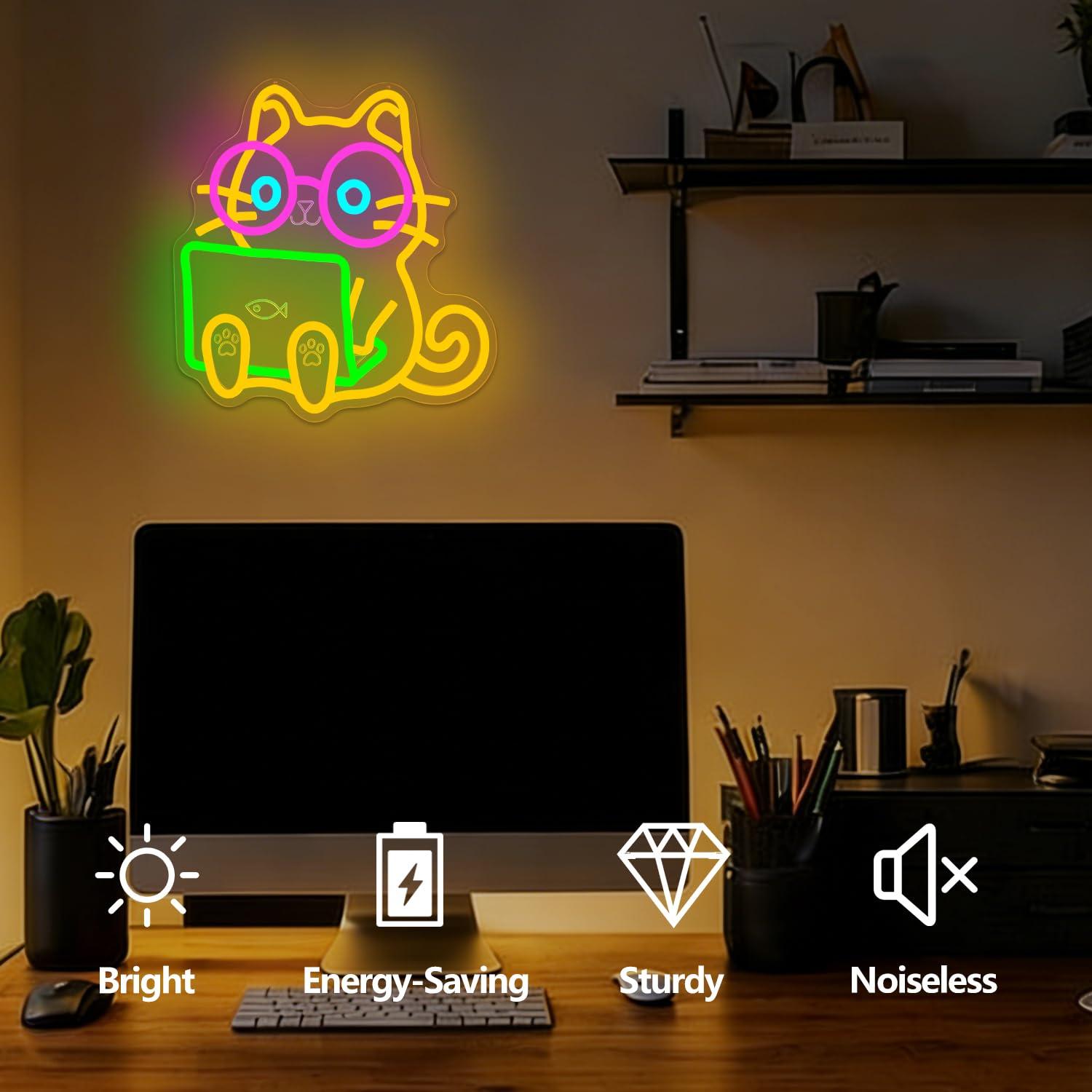 Insegna al Neon a LED USB Dimm - Tech Office Wall recensione e prezzo