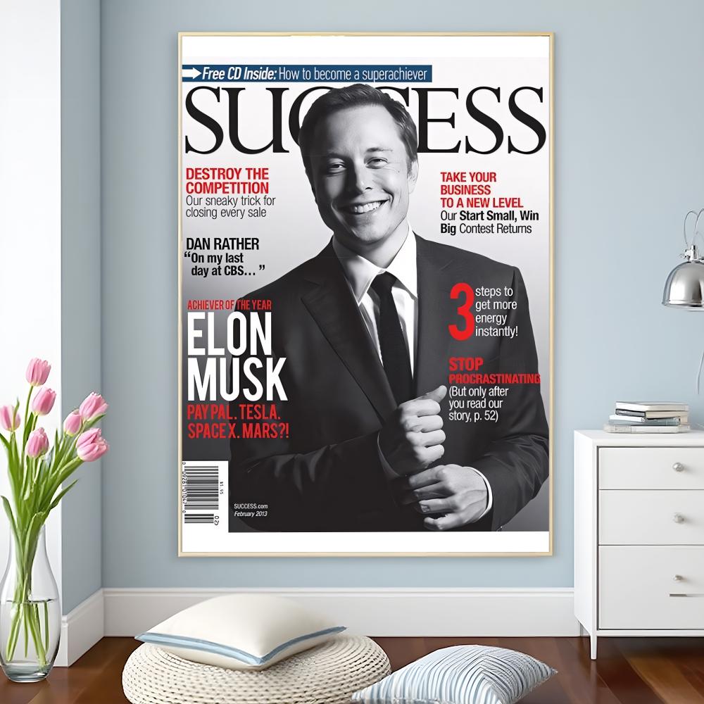 Elon Musk, il Padre della Doge - Tech Office Wall recensione e prezzo