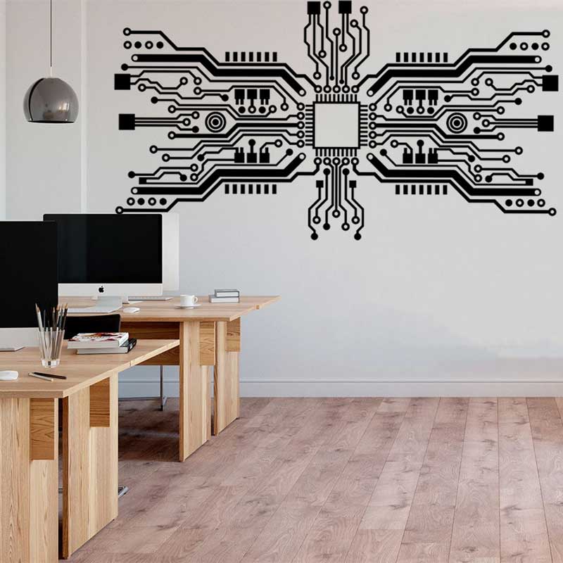 Circuito stampato Chip Wall St - Tech Office Wall recensione e prezzo