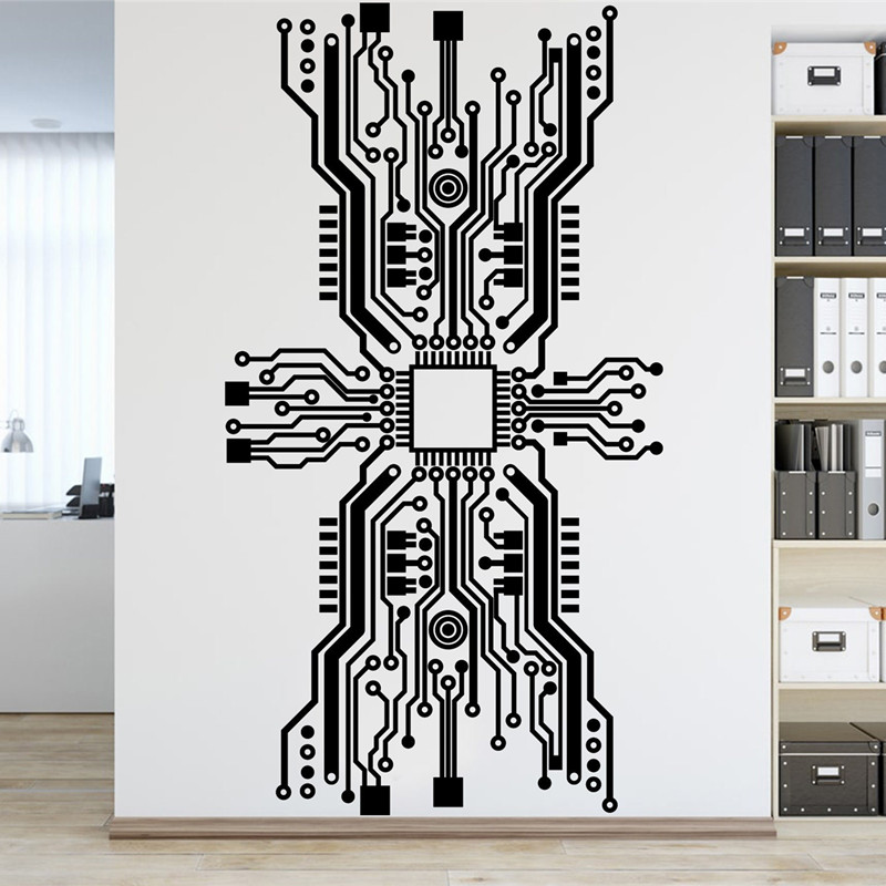 Circuito stampato Chip Wall St - Tech Office Wall recensione e prezzo