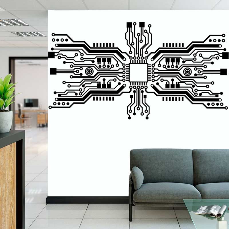 Circuito stampato Chip Wall St - Tech Office Wall recensione e prezzo